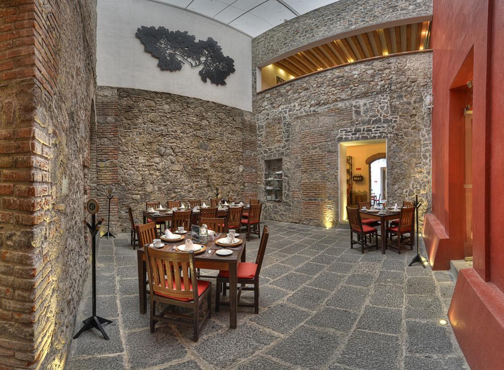 Hotel Boutique Casareyna Puebla Exterior foto Restaurant