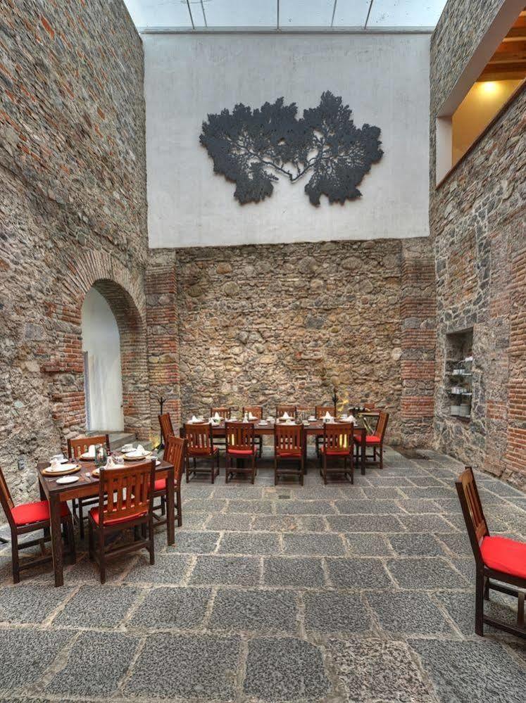 Hotel Boutique Casareyna Puebla Exterior foto Restaurant in the hotel